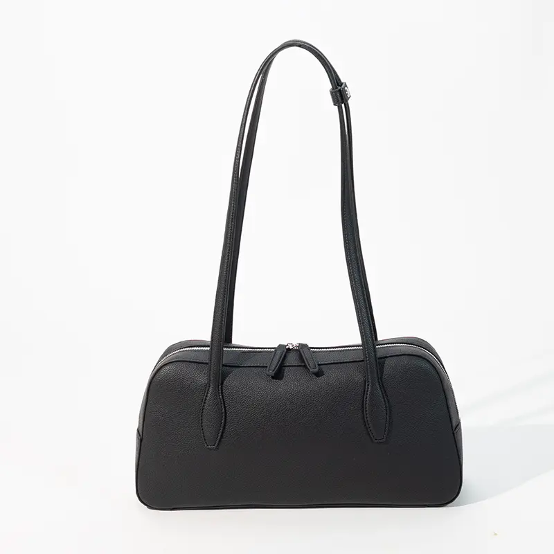 Handtasche aus genarbtem Leder