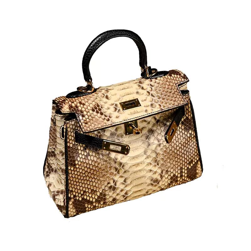 Kelly Bag aus Schlangenleder