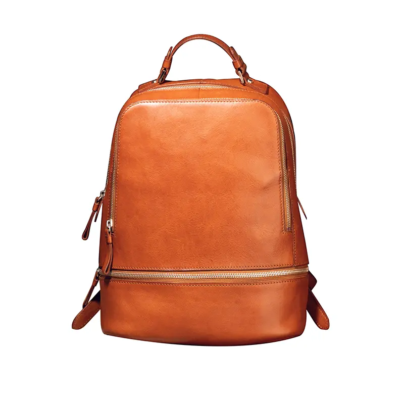 Rucksack aus pflanzlich gegerbtem Leder